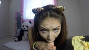 Sami Parker Strips For BJ Practice