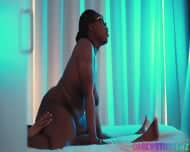 Ebony Bbw Loses Her Glasses, Ends Up Riding Stepsons Bbc