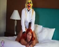 Orange Hair Ebony BBW