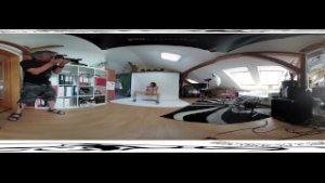 Antonia Sainz 05 – Backstage before masturbation video 3DVR 360 UP-DOWN