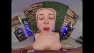 FuckPassVR – Crystal Rush’s mouth and tight pussy get slammed, and she begs for a messy cumshot