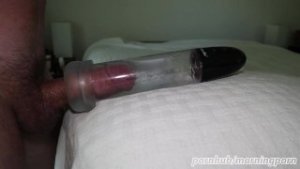 My BestVibe penis pump sucks the cum out of my cock Very intense male solo cumming
