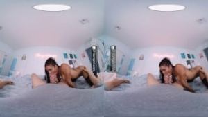 VR Bangers Hot date with ebony goddess Kira Noir VR Porn