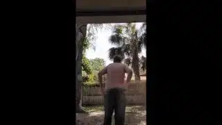 Eclipse jerking outside (sex magic)