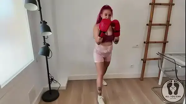 4K HOT FEMALE FIGHTING BOXING GLOVES MOVIE BOY GIRL GIRL