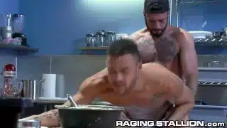 Baker Bitch Gives Up His Hole To Tatted Hunk – RagingStallion