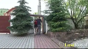 Big cock hard ass fucking for super hot FFM 3some