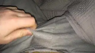 Cum Soaks Through My Grey Sweatpants! Slow Motion at End