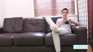 Cute Blonde James T Gets His Ass Deeply Fucked By Horny Brunette William!