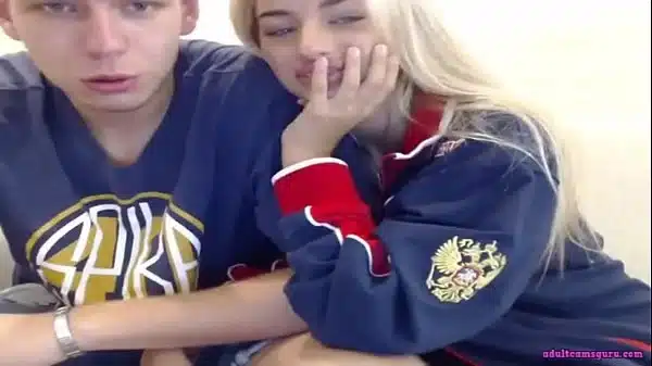 Deep blowjob from hot blonde with perfect body at live webcam chat