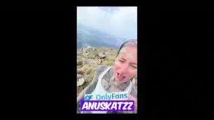 Onlyfans Tattoo Model Anuskatzz has wild outdoor SEX in puplic on the highest mountain in the UK
