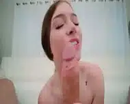 Petite Redhead Awesome Blowjob