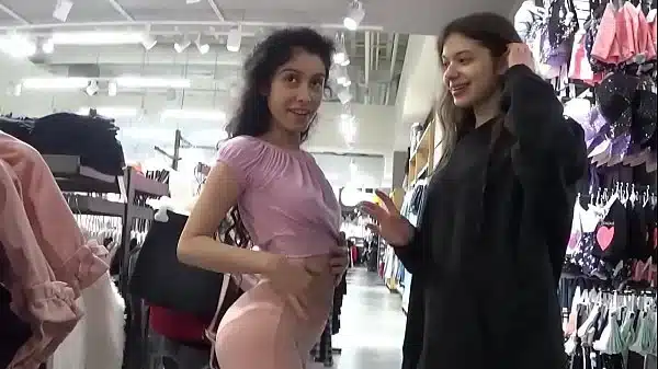 Sex in public at the mall with my stepsister and my girlfriend… caught