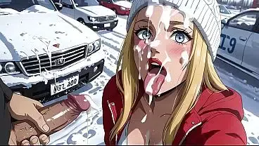 Blonde Gaijin in Winter Tokyo – AI Interactive Video