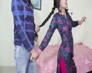 Cutest Teen Step-sister had first Anal Sex with Loud Moaning and Hindi Talking