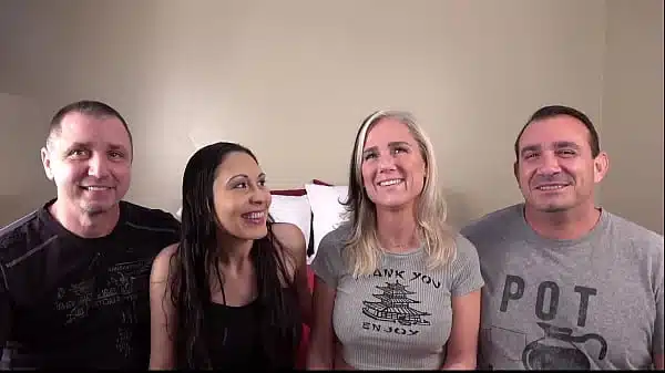 Desperate Amateurs Bunny Sabrina and Babyanne get their tight pussies banged hard