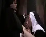 NUN GOES INTO CONFESSION GOING WILD SHE BLOWS AND FUCKS THE PRIEST