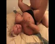Fat Blonde Woman With Big Milk Jugs Is Getting Fucked In The Ass, From The Back