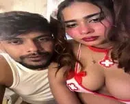 Indian chubby girl Redchili8888 nurse roleplay fucking with bf