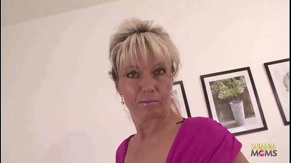 Mature gets cum on her hairy pussy after being fucked hard by a big dick