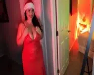 Miss Claus Takes Care Of Her Man