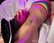 POV petie teen dildo fuckmachine