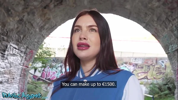 Public Agent Big lips big tits POV blowjob hardcore sex beautiful stranger with perfect body