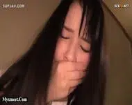 Receiving an Asian rimjob made him want to reward the brunette with his hot load