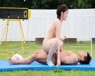 Rei Kamiki First Naked Obscene Sports Test