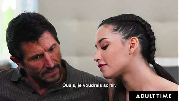 Aria Lee CAUGHT MASTURBATING& Fucked By Stepdad! FRENCH