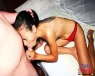 Skinny Thai Massage Girl Creampie