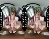 UP CLOSE VR Tattooed Petite Cutie Stevie Moon Allows Fuck Her Hard Cum On Her Pussy POV