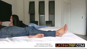 Big ass Latina teen Erika rough anal sex with her massive cock boyfriend