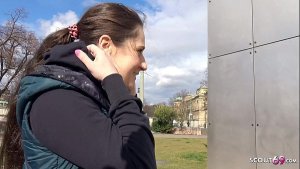 GERMAN SCOUT – SHY SLIM CZECH STUDENT TEEN FUCK FOR CASH AT REAL STREET CASTING