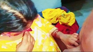 Indian bhabhi tight pussy fucking spoon position with clear Hindi voice moaning