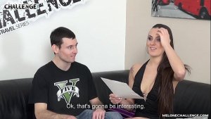 Mea Melone Eats an Experienced Guy’s Load of Cream