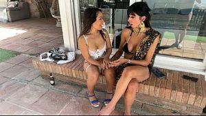 Threesome in the Pool with a Pakistani Girl and a Super Petite Girl – Aaliyah and Angry Doll