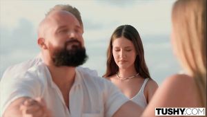 TUSHY Hot babe gets her ass stuffed with cock