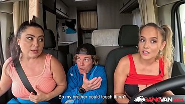 BangVan – Horny Minivan Driver Jennifer Mendez Rescues Lost Hikers and Gets Rewarded!