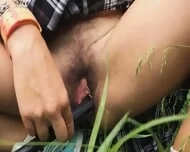 Car Wash Upskirt, No Panties – Public Flashing