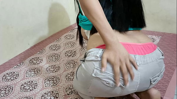 Caught step sister fingering her pussy and then fucked her in the dark of night