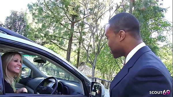 Cougar Wife talk to Cheating Interracial Fuck with Big Black Cock Stranger by her best Friend when husband is away