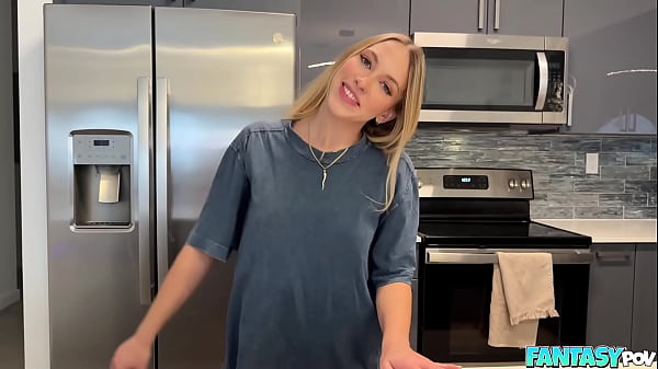 Fucking My step Brothers Hot Blonde Girlfriend – Khloe Kapri – FantasyPOV