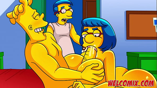 Fucking the hot MILF in the kitchen – Simpsons Porn Comics