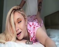 Gorgeous Big Tits Blonde Stepsister Pounded By Stepbro