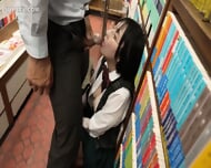 Japanese School Girls Sex In Bookstore