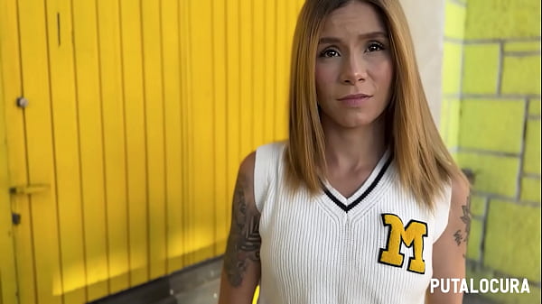 PutaLocura – Skinny latina rubia Ashley Ross es pillada por Torbe y follan duro