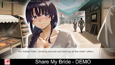 Share My Bridw – DEMO (free game itchio) Visual Novel, Adult, Anime, Eroge, Erotic, Hentai, NSFW, ntr, Porn, Slice Of Life