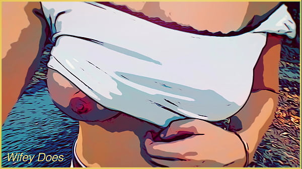 WIFE gets converted to comic style for public flashing