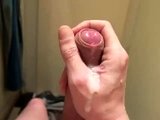 Playing with my big uncut cock until I cum all over